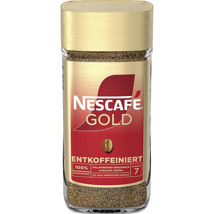 NESCAFE GOLD ENTKOFFEINIERT 200G GLAS