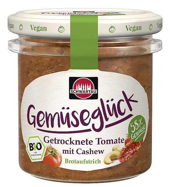 SCHWARTAU BIO GEMUESEGLUECK GETROCKNETE TOMATEN MIT CASHEW 135G