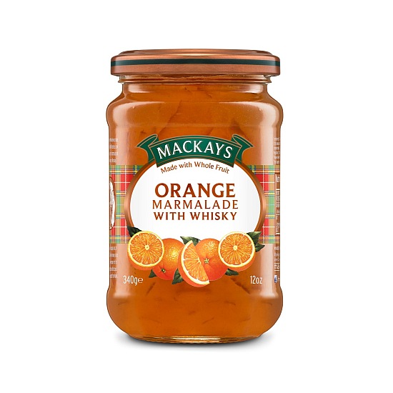 MACKAYS ORANGEN MARMELADE MIT WHISKY 340G
