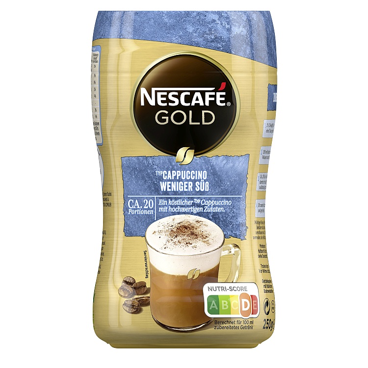 NESCAFÉ CAPPUCCINO WENIGER SUESS 250G