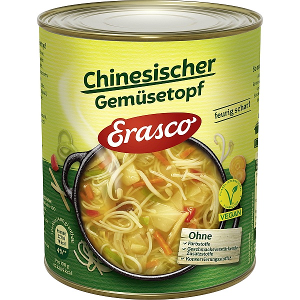 ERASCO CHINESISCHER GEMUESETOPF 800G
