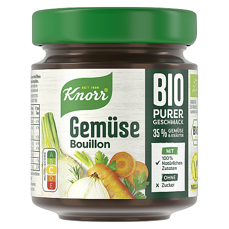 KNORR BIO GEMUESE - BOUILLON 100G - ERG. 5.5L