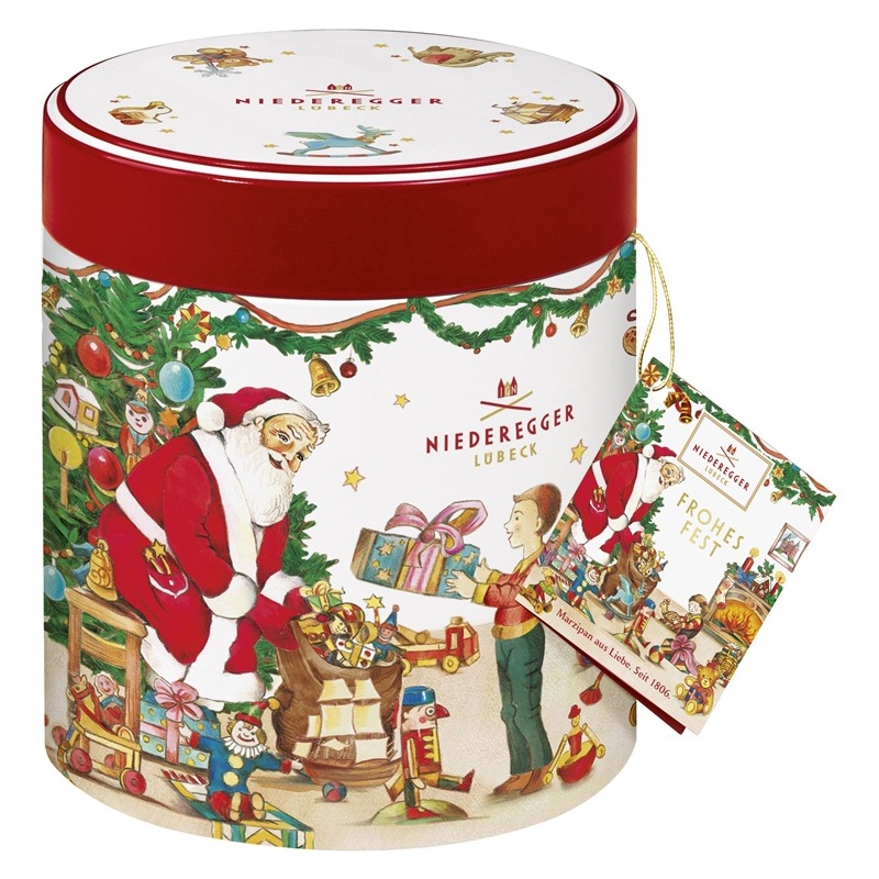 NIEDEREGGER WEIHNACHTSDOSE MIT KLASSIKERN 250G