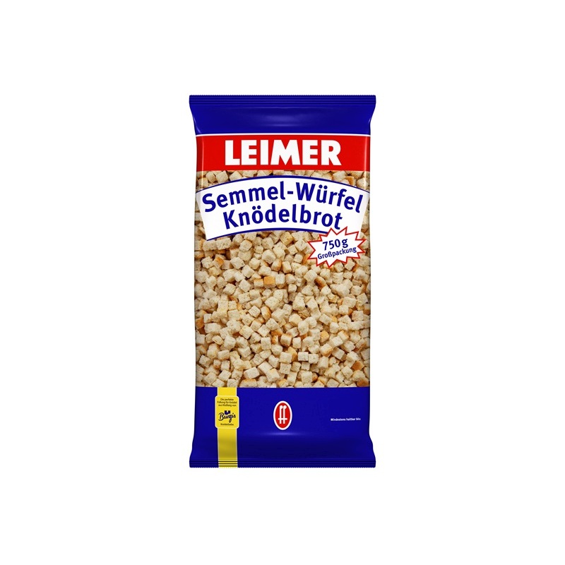 LEIMER SEMMELWUERFEL / KNOEDELBROT 750G