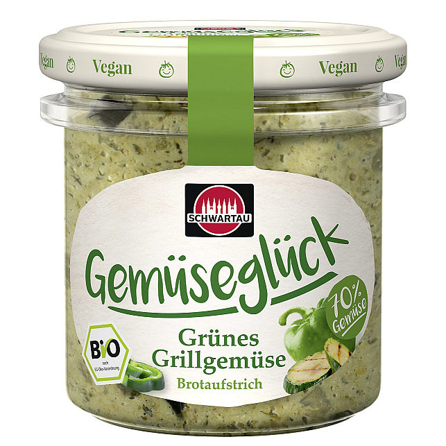 SCHWARTAU BIO GEMUESEGLUECK GRUENES GRILLGEMUESE 135G
