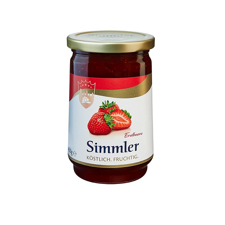 SIMMLER ERDBEER  - KONFITUERE 450G