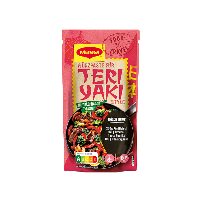 MAGGI FOOD TRAVEL WUERZPASTE TERIYAKI STYLE 65G