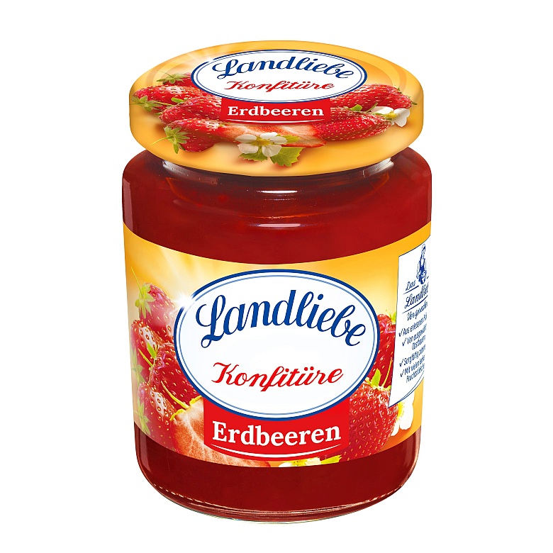 LANDLIEBE KONFITUERE ERDBEEREN 200G