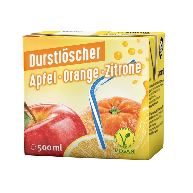 DURSTLOESCHER APFEL - ORANGE - ZITRONE 0.5L