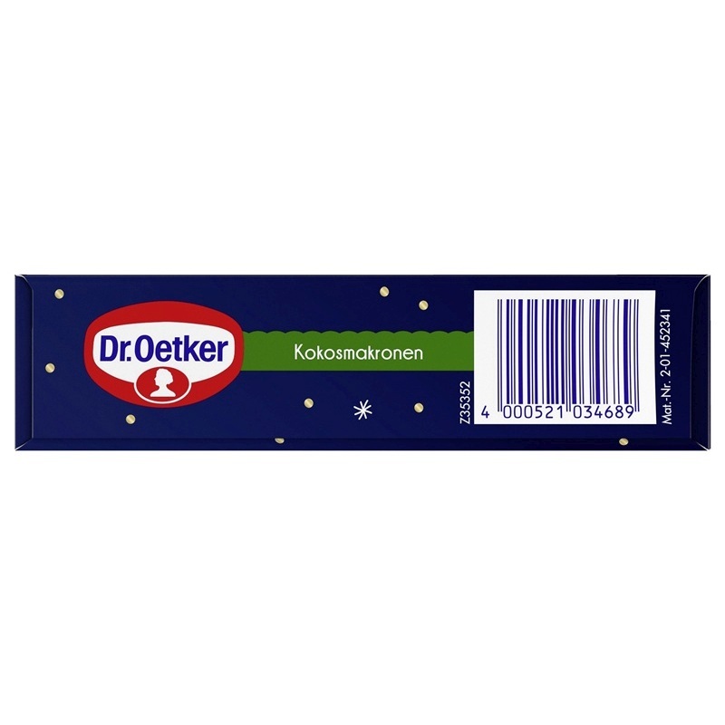 DR. OETKER BACKMISCHUNG - THE TASTE OF CHRISTMAS - KOKOSMAKRONEN 375G PACKUNG