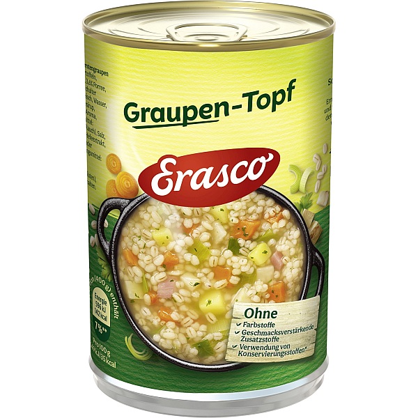 ERASCO GRAUPEN - TOPF 400G