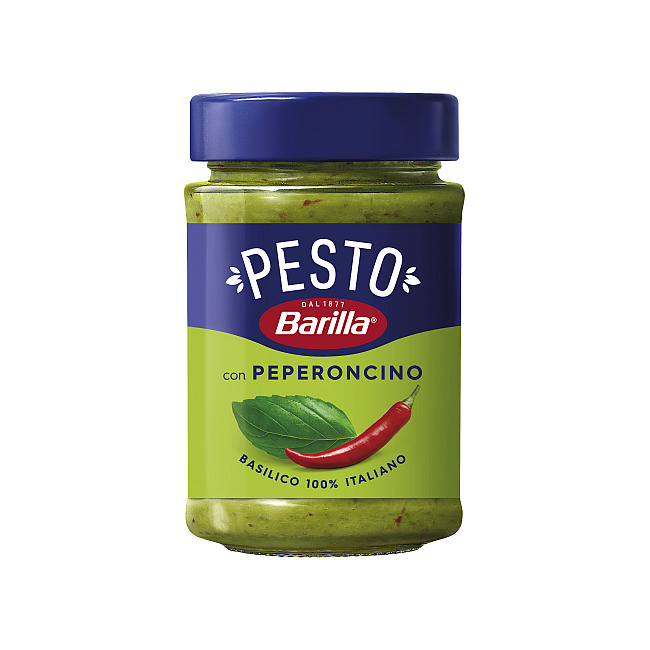 BARILLA PESTO BASILICO PEPERONCINO 195G