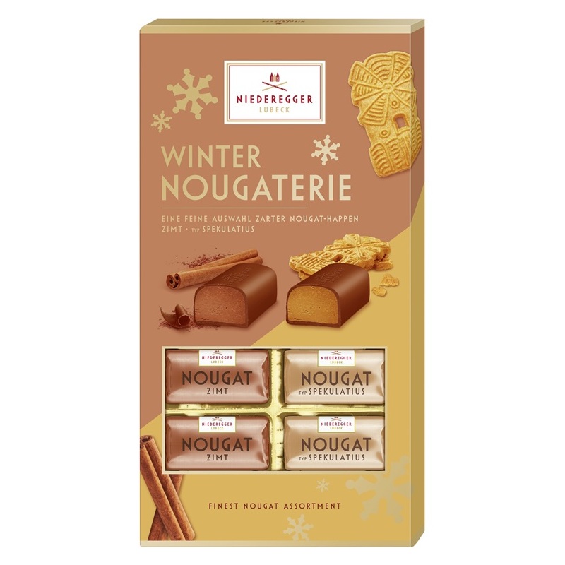 NIEDEREGGER NOUGAT WINTER DUO ZIMT & TYP SPEKULATIUS 200G