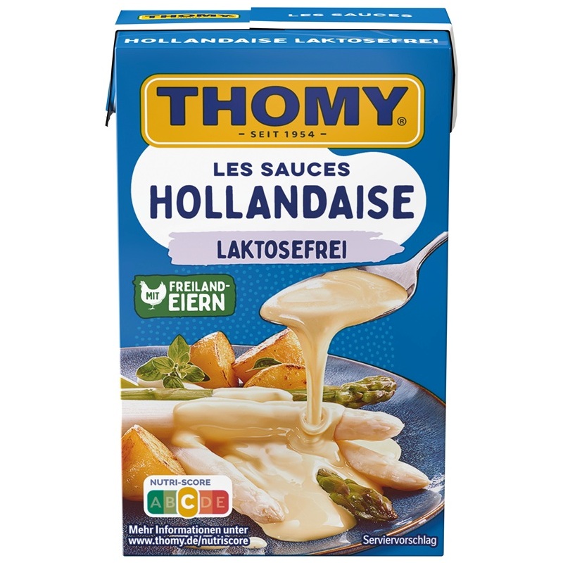 THOMY LES SAUCES HOLLANDAISE LAKTOSEFREI 250ML PACKUNG