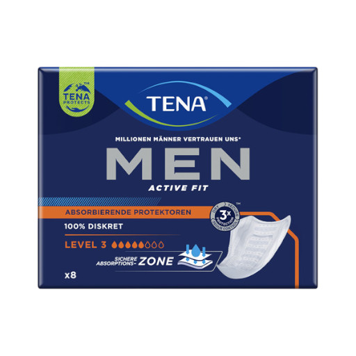 TENA MEN ACTIVE FIT LEVEL 3 - 8 STUECK PACKUNG