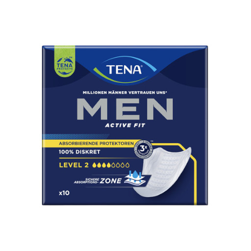 TENA MEN ACTIVE FIT LEVEL 2 - 10 STUECK PACKUNG 