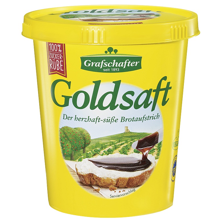 ORIGINAL GRAFSCHAFTER GOLDSAFT RHEINISCHER ZUCKERRUEBENSIRUP 450G