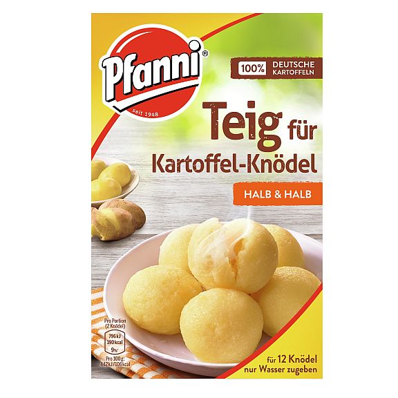 PFANNI TEIG FUER KARTOFFEL - KNOEDEL HALB & HALB 318G