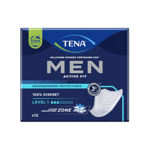 TENA MEN ACTIVE FIT LEVEL 1 - 12 STUECK PACKUNG