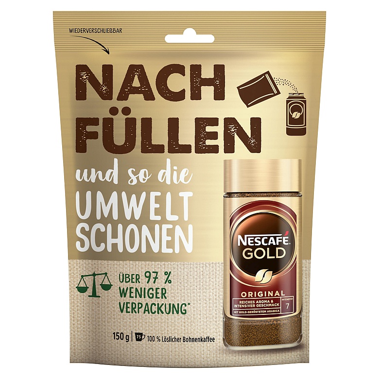 NESCAFE GOLD ORIGINAL NACHFUELLBEUTEL 150G