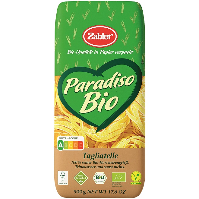ZABLER PARADISO BIO TAGLIATELLE 500G