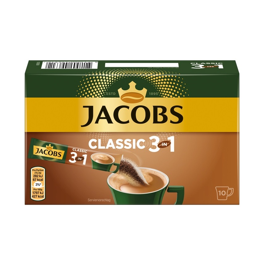 JACOBS 3IN1 LOESLICHER KAFFEE 180G