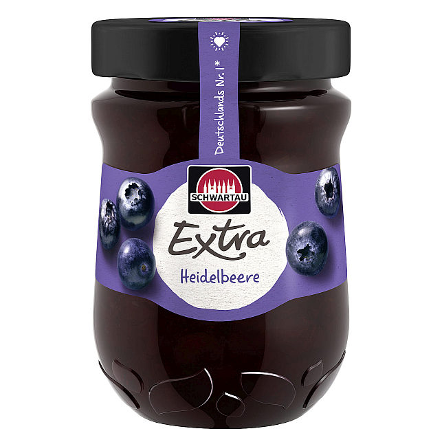 SCHWARTAU EXTRA  HEIDELBEERE 340G